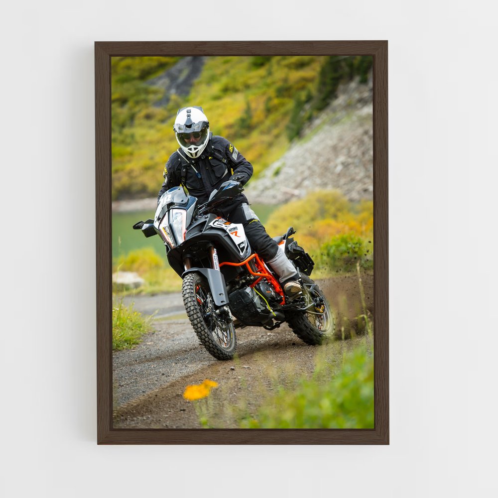 Poster super aventure incroyable – affiche KTM Moto (vue 5)